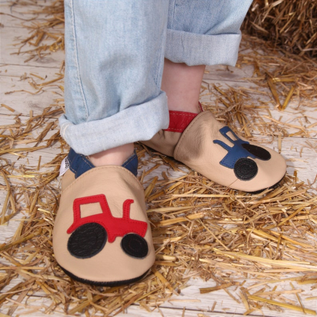 Botosei din piele naturala, cu Model TRACTOR. [9]