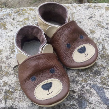 Botosei din piele naturala, cu model URS MARO [6]