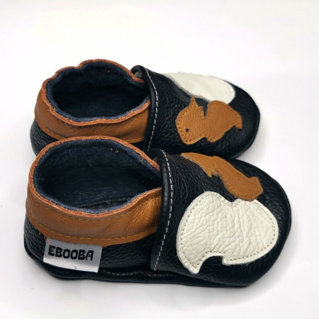 Botosei din piele naturala, cu model VEVERITA [5]