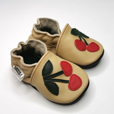 Botosei Fetite - Botosei din piele naturala, cu Model CIRESE.