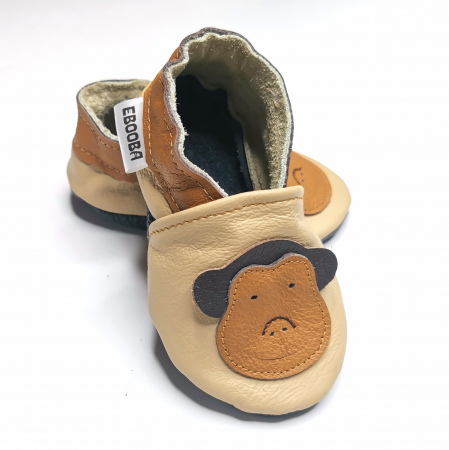 Botosei din piele naturala, cu Model MAIMUTA. [6]