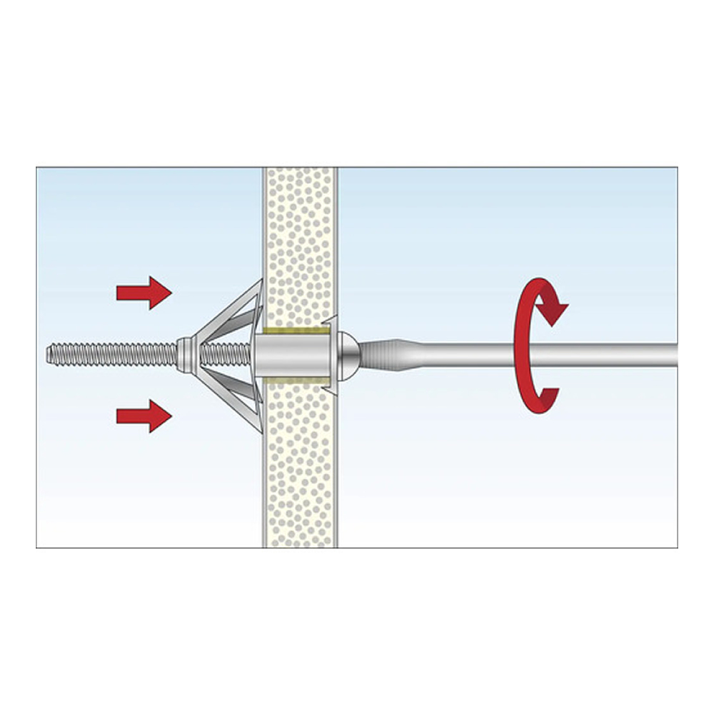 Diblu metal cu surub pt cavitati Fischer HM (ancora rigips) [4]