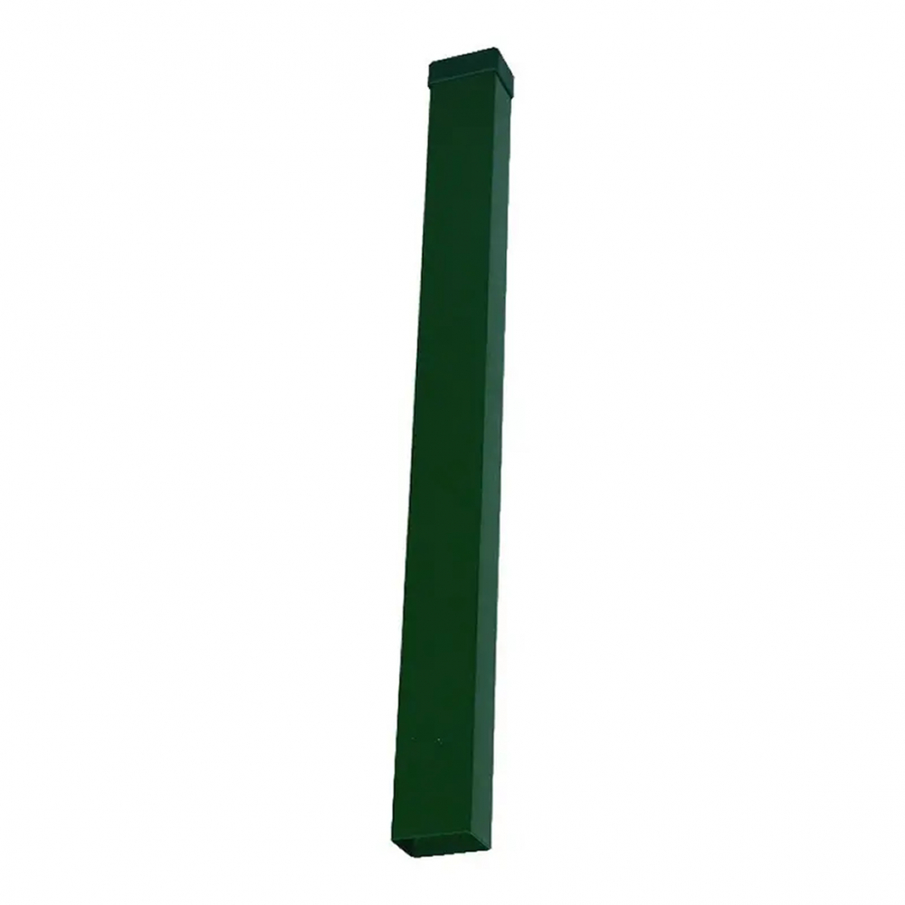Stâlp gard verde, fixare în beton 1.7m 60x40 mm [2]