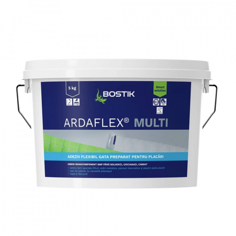 Finisaje - Adeziv flexibil gata preparat pentru placări Bostik Ardaflex Multi 5kg