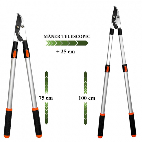 Foarfeca crengi maner telescopic 75-100cm [2]
