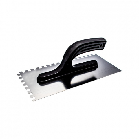 Driști și gletiere - Gletieră inox crestată mâner PVC