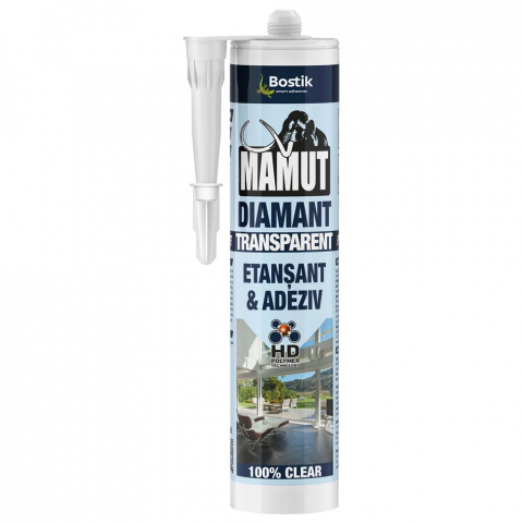 Adezivi montaj - Izolant și adeziv universal Mamut Transparent Diamant