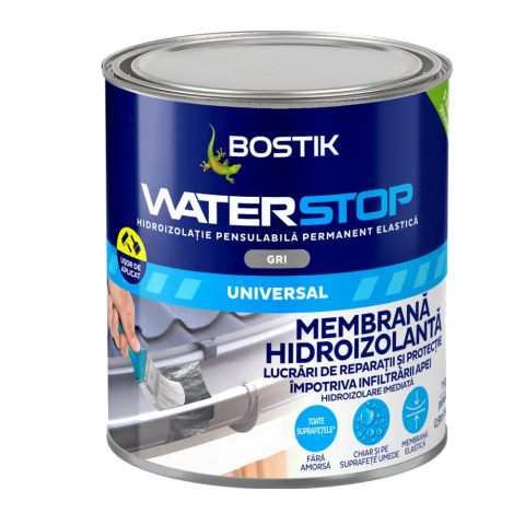 Hidroizolații băi, terase și piscine - Membrană hidroizolație Bostik Waterstop