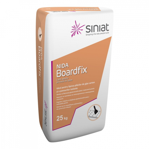 Finisaje - Nida Boardfix adeziv pe bază de ipsos pentru lipirea plăcilor de gips-carton