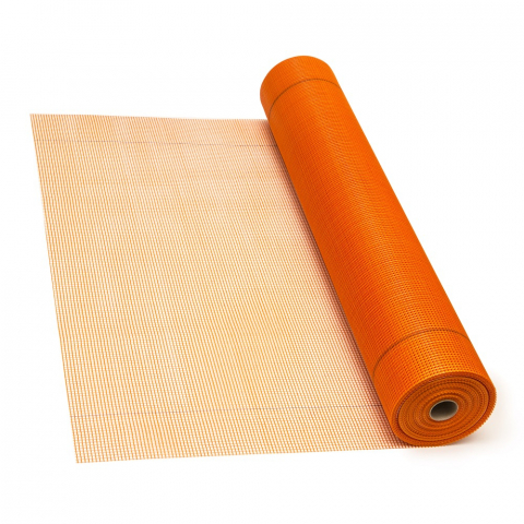 Accesorii termoizolații - Plasă fibră sticlă portocalie 160gr/mp 50mp