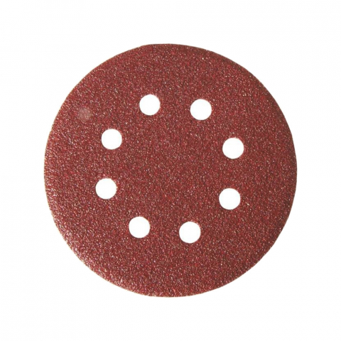 Abrazive și așchietoare - Set 10 discuri din pânză abrazivă cu găuri 125mm