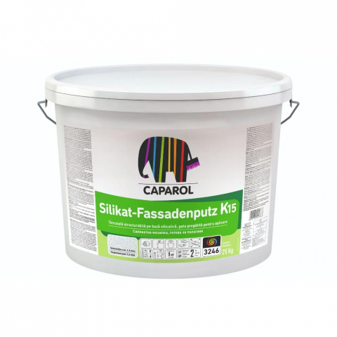 Finisaje exterioare - Tencuială decorativă Caparol Silikat Fassadenputz K15