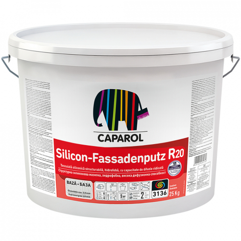 Finisaje exterioare - Tencuială decorativă siliconică Caparol Silicon Fassadenputz R20