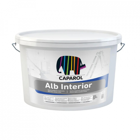 Finisaje interioare - Vopsea lavabilă Caparol Alb Interior 9L