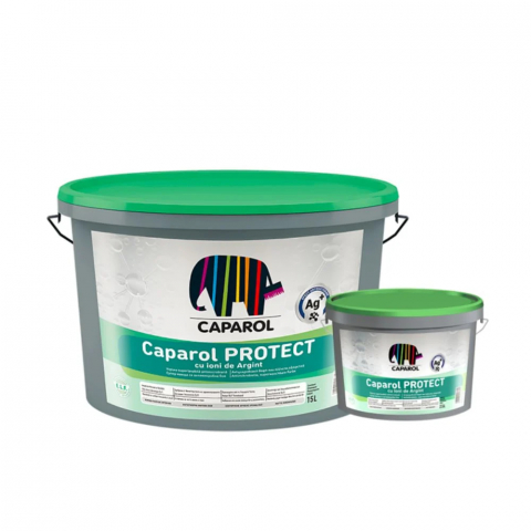 Vopsele lavabile - Vopsea lavabila interior Caparol Protect cu ioni de argint 15L + 2.5L