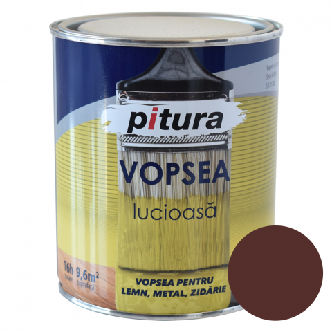 Finisaje exterioare - Vopsea universală exterior și interior Kober Pitura maro închis 0.75L