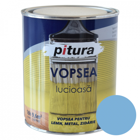 Finisaje exterioare - Vopsea universală exterior și interior Kober Pitura albastru luminos 0.75L