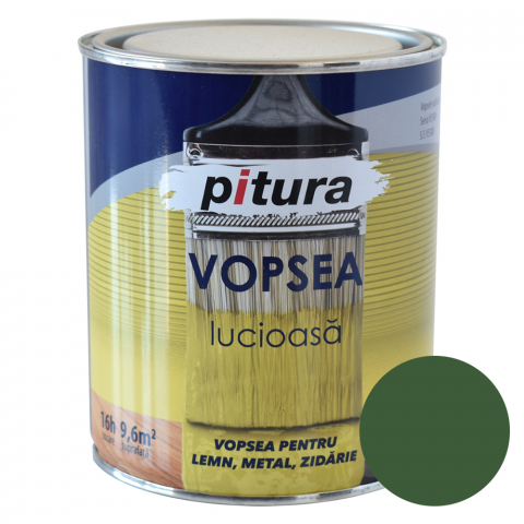 Finisaje exterioare - Vopsea universală exterior și interior Kober Pitura verde 0.75L