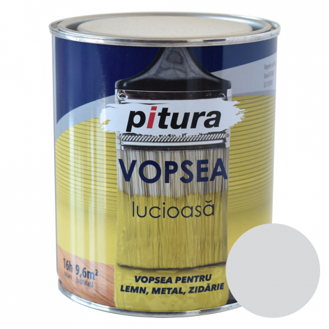 Finisaje exterioare - Vopsea universală exterior și interior Kober Pitura gri deschis 0.75L