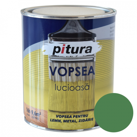 Finisaje exterioare - Vopsea universală exterior și interior Kober Pitura verde luminos 0.75L