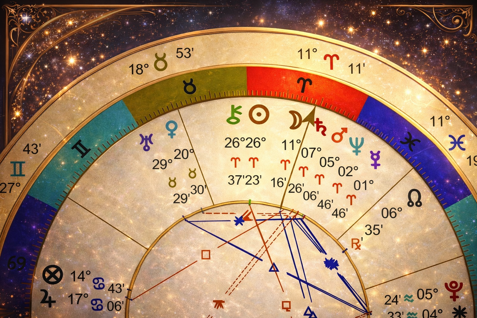 16–17 aprilie | Luna nouă în Berbec – moment rar în care șase planete sunt în Berbec