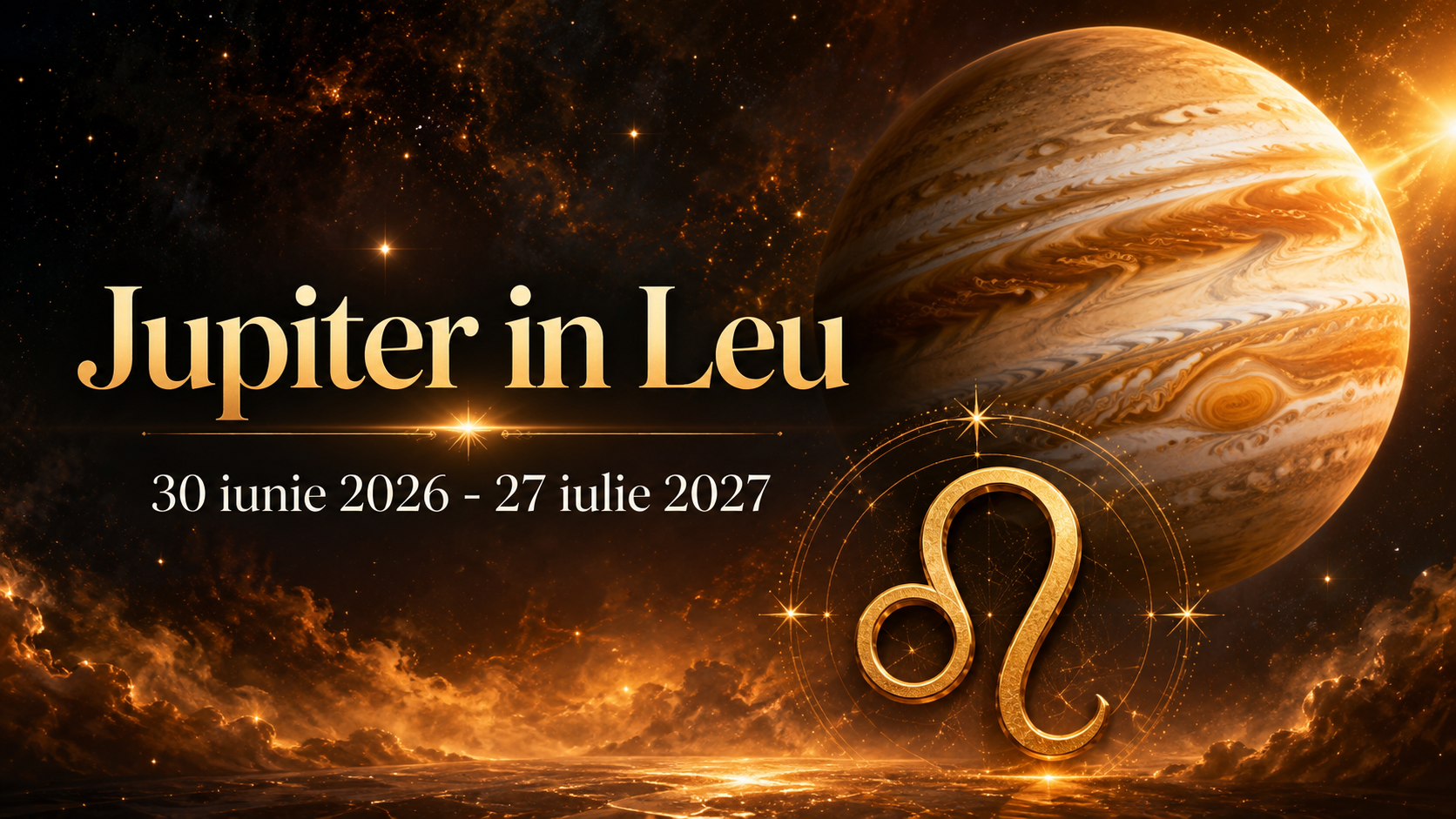 Jupiter în Leu. Ce se schimbă din 30 iunie 2026