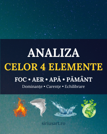 Analize Astrologice - Analiza celor 4 Elemente | Astrolog Luiza