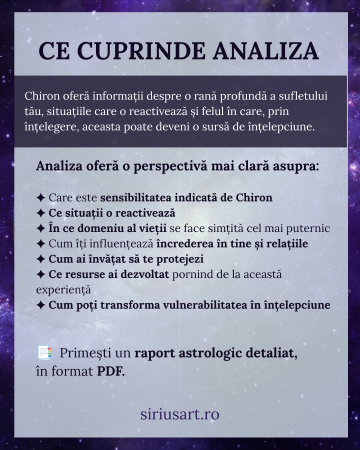 Analiza Chiron – Rana și Înțelepciunea | Astrolog Luiza [1]