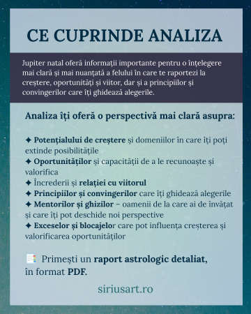 Analiza lui Jupiter | Potențialul tău de creștere [1]