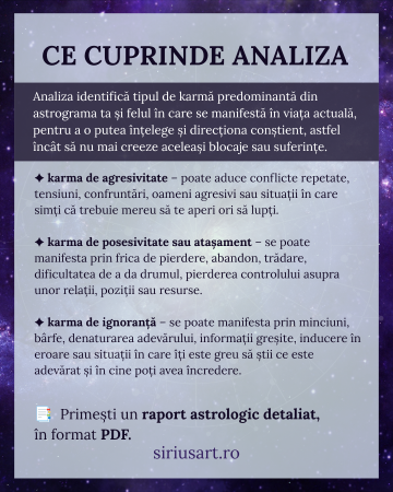 Analiza Karmei Predominante | Astrolog Luiza [1]
