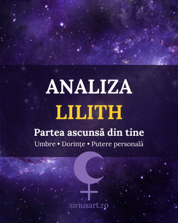 Analize Astrologice - Analiza Lilith – Luna Neagră | Astrolog Luiza