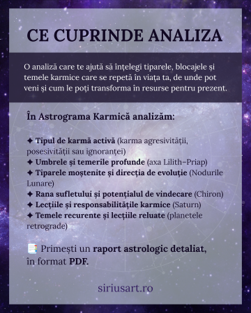 Astrograma Karmică | Astrolog Luiza [1]