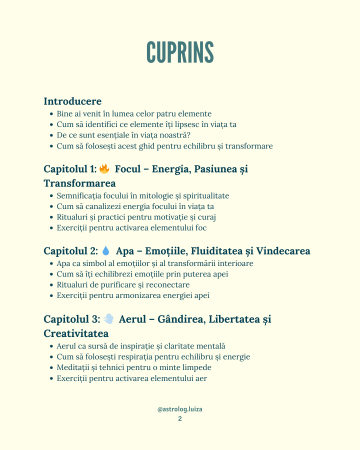 Ghidul Complet al Celor 4 Elemente: Înțelege, Stăpâneste și Aplică Forțele Naturii [2]
