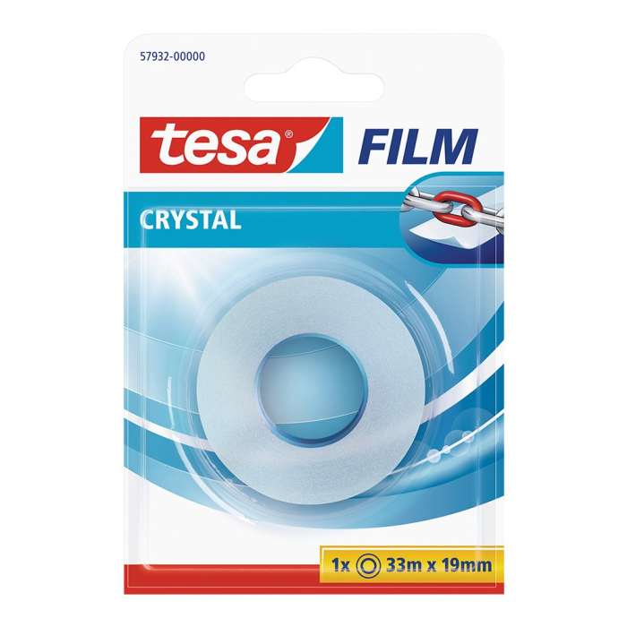 Banda adeziva Tesa Crystal, 19 mm x 33 [1]