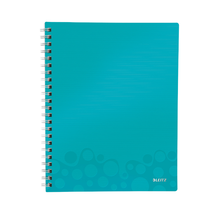 Caiet Leitz WOW, A5, dictando, 80 file, turcoaz metalizat [1]