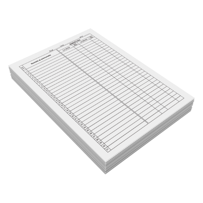 Condica de prezenta, A4, 50 file, fata-verso, 3 bucati/set [1]