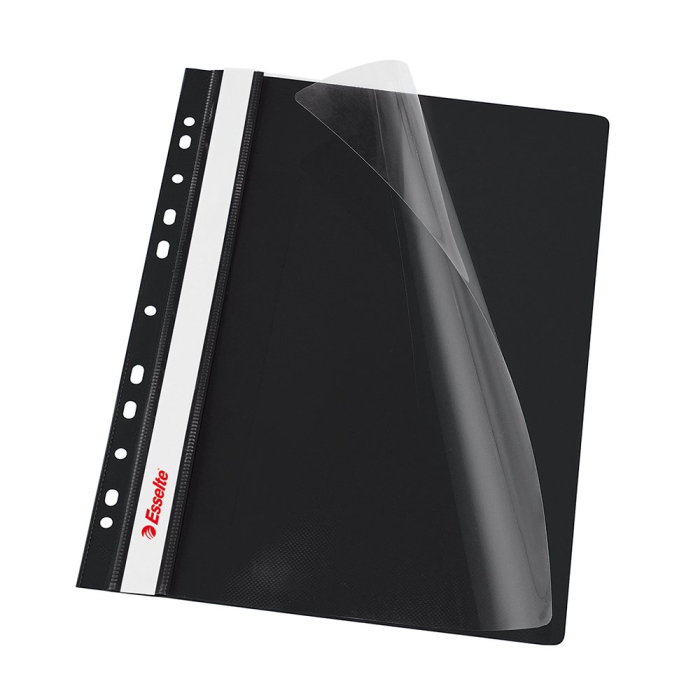 Dosar PP cu multiperforatii Esselte VIVIDA, A4, negru, 10 buc/set [1]