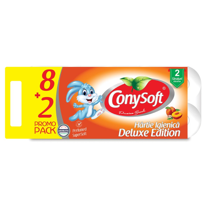 Hartie igienica Cony Soft Deluxe, 2 straturi, 10 role/set [1]