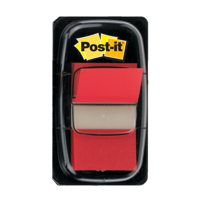 Index Post-it® Clasic,  25.4 x 43.2 mm, rosu [1]