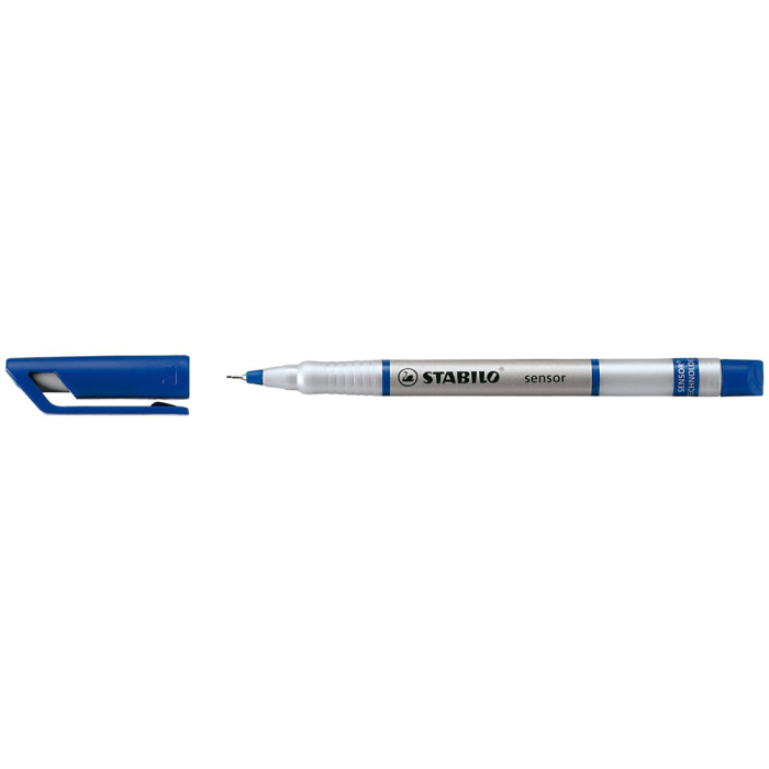 Liner Stabilo Sensor, varf 0.3 mm, albastru [1]
