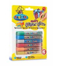 Lipici Glitter 6 culori/blister, CARIOCA Multicolours [1]