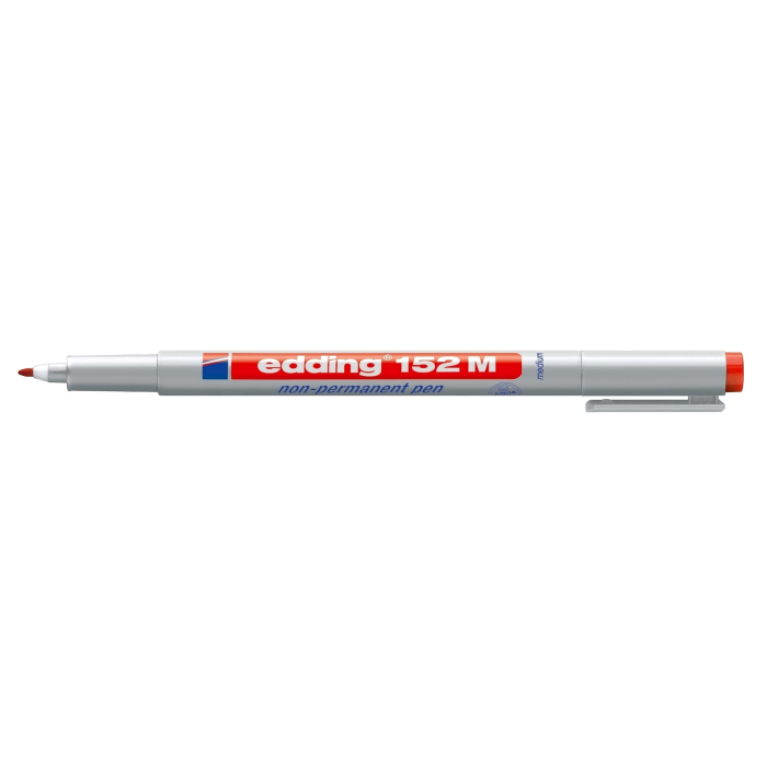 Marker nepermanent Edding OHP 152, varf rotund, 1.0 mm, rosu [1]
