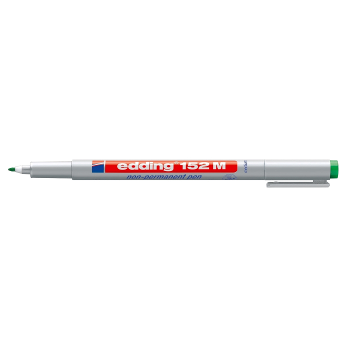 Marker nepermanent Edding OHP 152, varf rotund, 1.0 mm, verde [1]