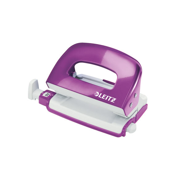 Perforator LEITZ Mini 5060, 10 coli - mov metalizat [1]