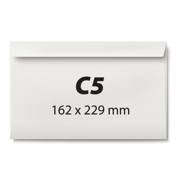 Plic C5, 162 x 229 mm, alb, autoadeziv, 70 g/mp, 500 bucati/cutie [1]