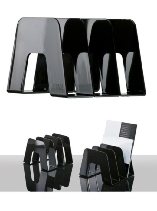 Separator pentru cataloage, reviste , corespondenta, HAN Sorter - negru lucios [1]