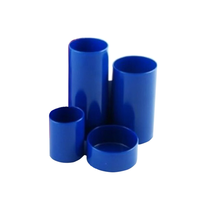 Suport pentru accesorii de birou Flaro, 4 compartimente, neechipat, albastru [1]