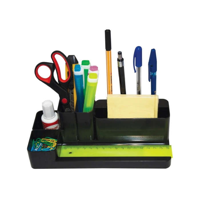 Suport pentru accesorii de birou Flaro, neechipat, negru [1]