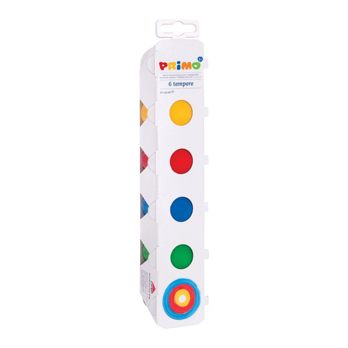 Tempera Morocolor Primo, 25 ml, 6 culori/cutie [1]