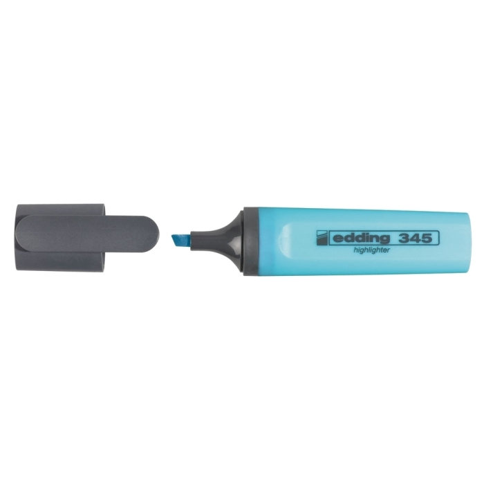 Textmarker Edding 345, varf 2-5 mm, albastru [1]